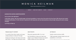 Desktop Screenshot of monicaheilman.com