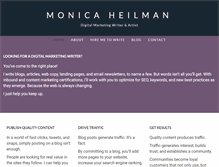Tablet Screenshot of monicaheilman.com